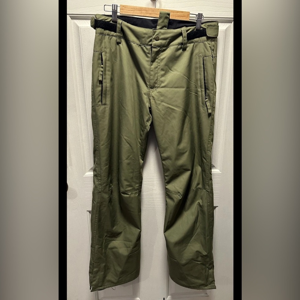 Matix Men’s Snowboard Pants Olive Green Size Small **See Note